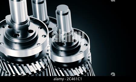 Engineering and Mechanical Machine Background Stock Photo