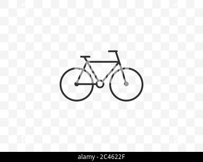 Bicycle, bike icon. Vector illustration, flat design. Stock Vector