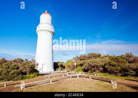 Cape Schanck Lighthouse in Australia Stock Photo