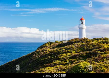 Cape Schanck Lighthouse in Australia Stock Photo