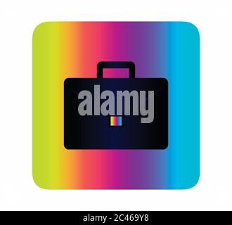 Briefcase. Vector illustration. Stock Vector