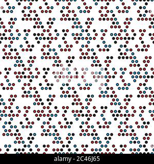 Pattern with colored small circles Stock Vector
