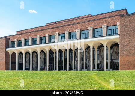 DULUTH, MN/USA - JUNE 19, 2020:The College of St. Scholastica Science Center at The College of St. Scholastica. Stock Photo