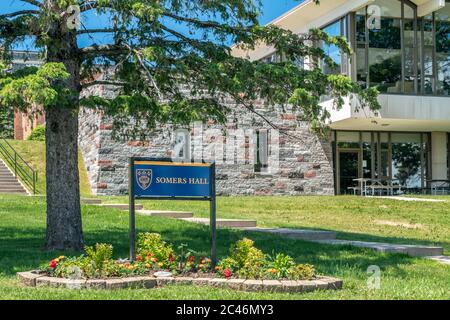 DULUTH, MN/USA - JUNE 19, 2020: Somers Hall at The College of St. Scholastica. Stock Photo