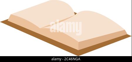 Open book icon Stock Vector