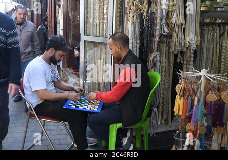 Fes, Morocco. 27th Feb, 2020. Scenes in the souk or market in Fes, Morocco. February 27, 2020. Credit: Mark Hertzberg/ZUMA Wire/Alamy Live News Stock Photo