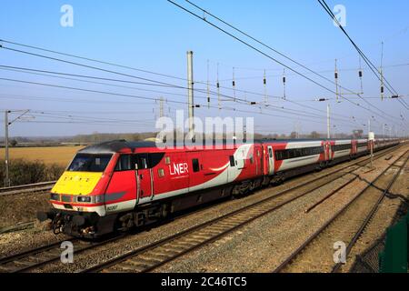 82207, East Coast Main Line Railway, Newark on Trent, Nottinghamshire, England, UK Stock Photo