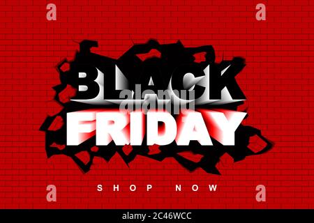 Vector illustration for promotional sales on the occasion of Black Friday. Perfect for your business. Stock Vector