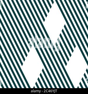 Seamless pattern with oblique green segments Stock Vector
