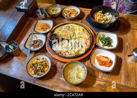 Visiting the city of Seoul, Korea Stock Photo