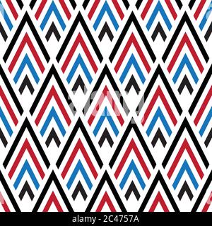 Seamless pattern with colored segments Stock Vector