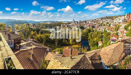 Veliko Tarnovo in a beautiful summer day, Bulgaria Stock Photo