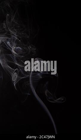 Abstract smoke cloud background isolated on black wallpaper Stock Photo ...