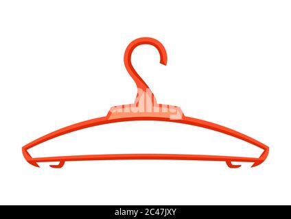 Illustration of clothes hanger. Stock Vector