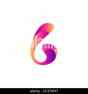 Trendy Color Creative Initial Letter B Business logo Design Template Vector Illustration Modern Monogram Icon. Logo branding design for company or bus Stock Vector