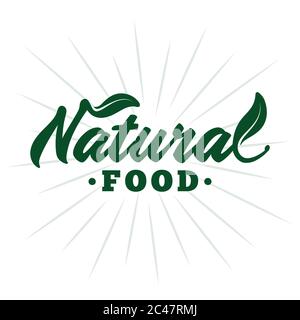 Natural food. Vector and illustration Stock Vector Image & Art - Alamy