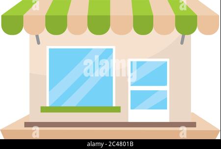 Shopping building icon Stock Vector