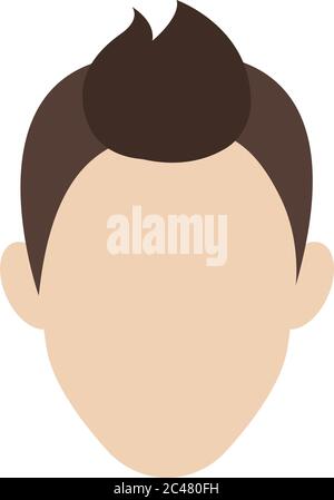 Avatar of a man icon Stock Vector