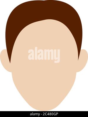 Avatar of a man icon Stock Vector