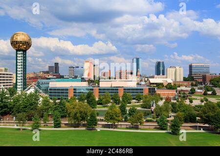 Sunsphere in World's Fair Park,Knoxville,Tennessee,USA Stock Photo