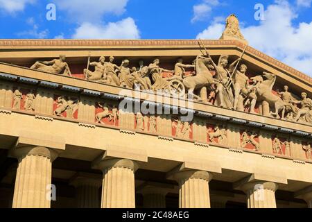 Parthenon in Centennial Park,Nashville,Tennessee,USA Stock Photo