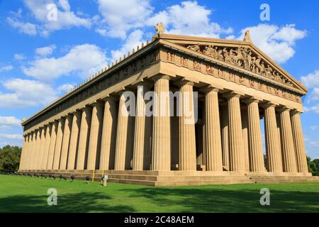 Parthenon in Centennial Park,Nashville,Tennessee,USA Stock Photo