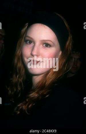 Westwood, California, USA 9th November 1995 Actress Alicia Witt attend Miramax' 'The Crossing Guard' Premiere on November 9, 1995 at Mann National Theatre in Westwood, California, USA. Photo by Barry King/Alamy Stock Photo Stock Photo