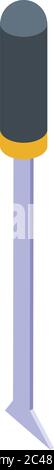 Chisel icon, isometric style Stock Vector
