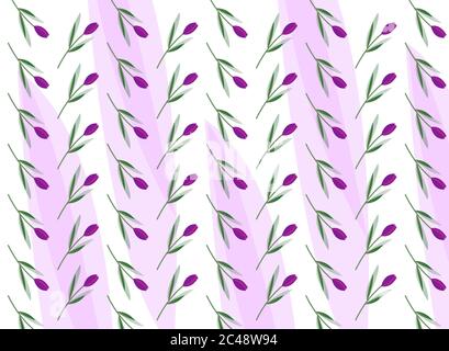 Cute pattern in small flower. Pink background. Floral background. Elegant template for fashion prints. Stock Vector
