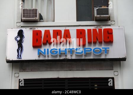 Bada Bing nightclub on Darlinghurst Road in Sydney’s Kings Cross. Stock Photo