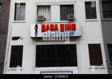 Bada Bing nightclub on Darlinghurst Road in Sydney’s Kings Cross. Stock Photo