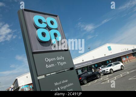 Coop store in Lerwick Shetland Scotland Stock Photo