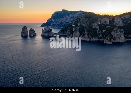 Capri, Casa Malaparte, museo Curzio Malaparte Stock Photo