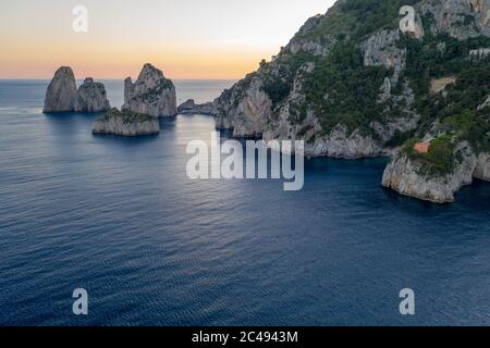 Capri, Casa Malaparte, museo Curzio Malaparte Stock Photo