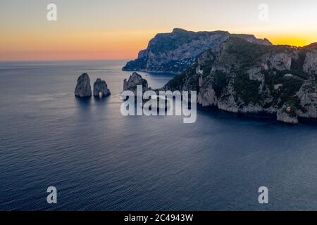 Capri, Casa Malaparte, museo Curzio Malaparte Stock Photo