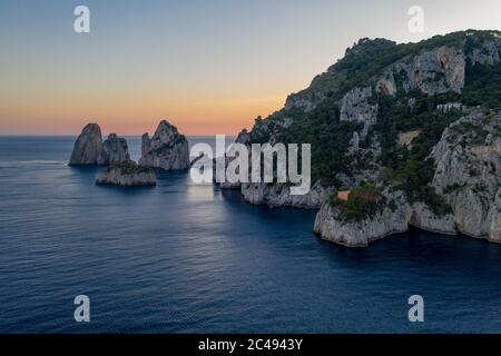 Capri, Casa Malaparte, museo Curzio Malaparte Stock Photo