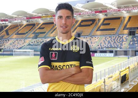 KERKRADE, Netherlands, 25-06-2020, football, Dutch Keuken Kampioen Divisie, , Limburg Stadium, season 2020-2021, Presentation of new player Stefano Marzo, Stefano Marzo nieuwe speler bij Roda JC Stock Photo