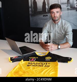 KERKRADE, Netherlands, 25-06-2020, football, Dutch Keuken Kampioen Divisie, , Limburg Stadium, season 2020-2021, Mart Remans extends his contract with 2 years at Roda JC, Mart Remans verlengt zijn contract met 2 jaar bij Roda JC Stock Photo