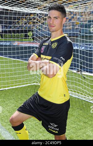 KERKRADE, Netherlands, 25-06-2020, football, Dutch Keuken Kampioen Divisie, , Limburg Stadium, season 2020-2021, Presentation of new player Stefano Marzo, Stefano Marzo nieuwe speler bij Roda JC Stock Photo