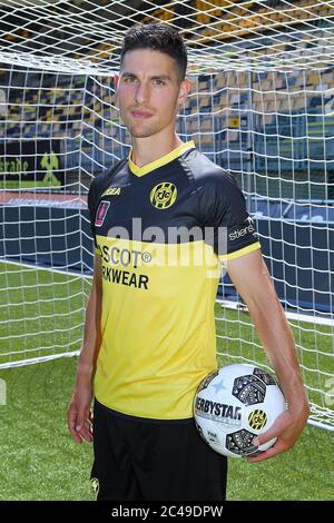 KERKRADE, Netherlands, 25-06-2020, football, Dutch Keuken Kampioen Divisie, , Limburg Stadium, season 2020-2021, Presentation of new player Stefano Marzo, Stefano Marzo nieuwe speler bij Roda JC Stock Photo