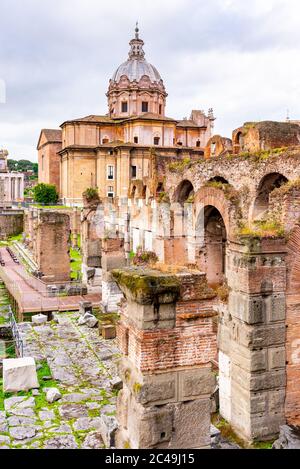 Senate House In Rome Curia Julia - The Senate House in the ancient city of Rome, Roman Forum ...