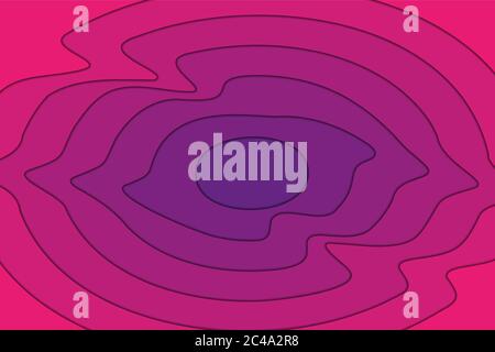 Abstract Purple Gradient 3D Paper Cut Shapes Background Stock Vector