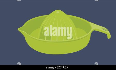 Vector Isolated Illustration of a Juicer Stock Vector