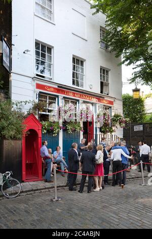 The Grenadier pub on Old Barrack Yard, London, England, United Kingdom, Europe Stock Photo