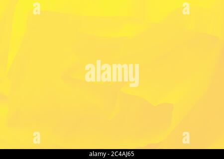 Vivid yellow background, abstract blurred background, wrapping soft paper Stock Photo