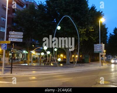 Salou is a very cool city on the Costa Dorada coast in Spain. There are beautiful beaches, a beautiful fountain and wonderful nature Stock Photo