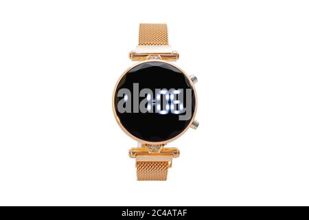 Smart watch round online face women's