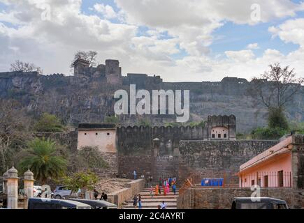 Ranthambore Fort, Ranthambore National Park, Rajasthan, India Stock Photo