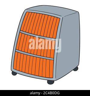 vector of heater Stock Vector