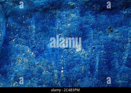 Dark blue rusty metal texture Stock Photo